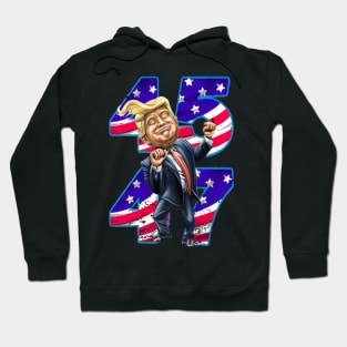 Trump Dancing 45 47 Hoodie